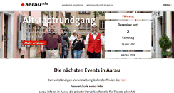 Desktop Screenshot of aarauinfo.ch